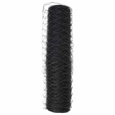 Ogrodzenie heksagonalne 0,8 x 25 m PVC Szary