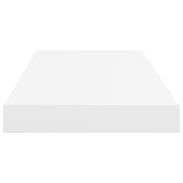 Półka ścienna, biała, 60x23,5x3,8 cm, MDF