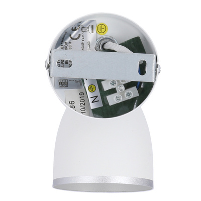Lampa ścienna kinkiet 1xE14 biały+chrom FIDO 91-63366