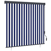 Roleta Niebieski i biały 180 x 250 cm Materiał i Aluminium