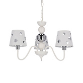 Żyrandol biały lampa wisząca 3xE14 Batley Ledea 50203109