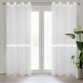 Firana Sylvi biała 140x260