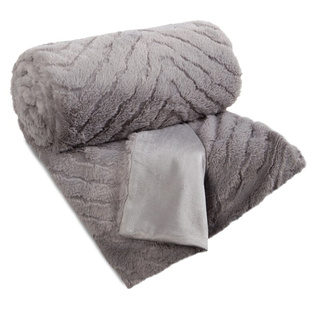 Koc Kate srebrny 150x200