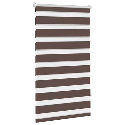 Roleta Zebra 70,9x120 cm Szerokość tkaniny 66,7 cm kawa