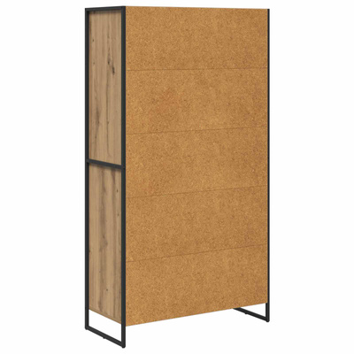 Bufet Dąb rzemieślniczy 81 x 36 x 150.5 cm Drewno inżynieryjne