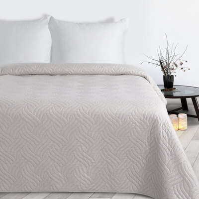 Narzuta Len beżowa 240x220