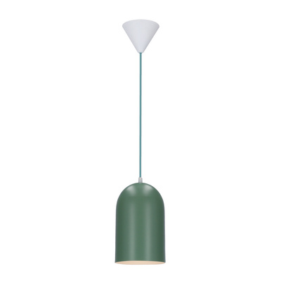 Lampa wisząca owalna zielona 1xE27 Oss Ledea 50101187