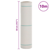 Agrowłóknina antychwastowa, biała, 0,5x10 m, PP