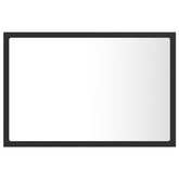 vidaXL Lustro łazienkowe z LED, szare, 60x8,5x37 cm, akryl