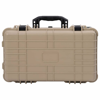 Twarda walizka piaskowy 56 x 35 x 23 cm Polipropylen i ABS