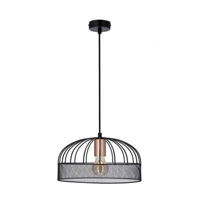 Lampa wisząca czarna metalowa regulowana 40W E27 Levi 31-78469