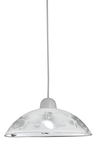Lampa wisząca Beris szklana pojedyncza z kloszem do kuchni E27
