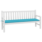 Poduszka na ławkę Materiał Oxford Turkusowy 150 x 50 x 3 cm