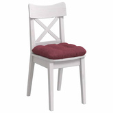 Poduszki na siedziska 4 pcs Czerwone wino 40 x 40 x 12 cm
