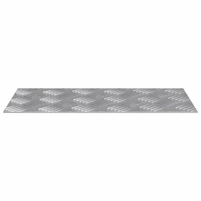 Stopień Prostokątny 4 pcs Srebrny 40 x 20 cm Aluminium