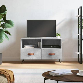 vidaXL Szafka pod TV, szarość betonu, 80x36x50 cm model standard