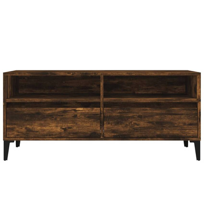 vidaXL Szafka pod TV, przydymiony dąb, 100x34,5x44,5 cm wariant 5