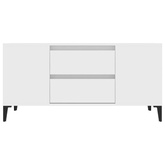 Szafka pod TV, biała, 102x44,5x50 cm, materiał drewnopochodny vidaXL