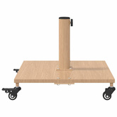 Podstawa do parasola Jasne drewno 45 x 45 x 31,5 cm