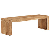Stojak pod TV, 110x33x33 cm, lite drewno akacjowe
