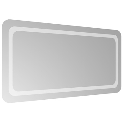 vidaXL Lustro łazienkowe z LED, 50x100 cm