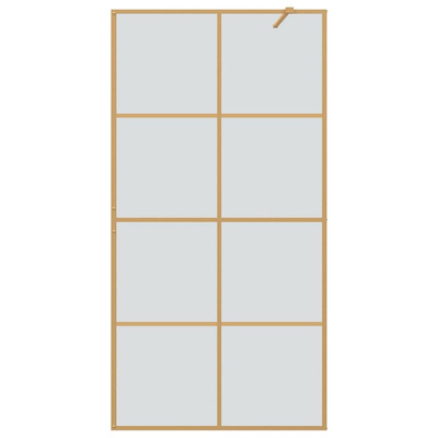 Ściana prysznicowa typu walk-in złoty 100 x 195 cm