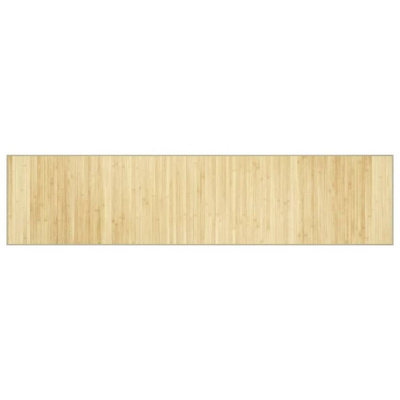 vidaXL Dywan prostokątny, jasny naturalny, 70x300 cm, bambusowy