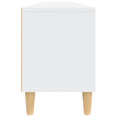 vidaXL Szafka pod TV, biała, 150x30x44,5 cm, materiał drewnopochodny wariant 9