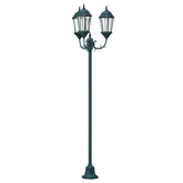 Lampa ogrodowa Vintage szczotkowana zieleń 57 x 49 x 241 cm