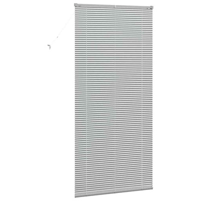 Żaluzje weneckie Srebrny 220 x 100 cm Aluminium