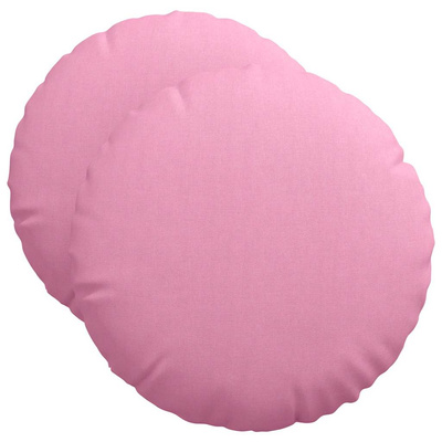 Poduszki na siedziska 2 pcs Różowy ?50 x 19 cm tkanina