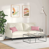 Poduszki na sofę 2 pcs Różowy 50 x 30 cm Tkanina sztruksowa