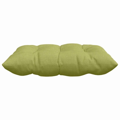 Poduszki na siedziska 4 pcs Jasnozielony 40 x 40 x 6 cm tkanina