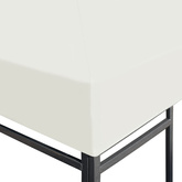 Zadaszenie altany ogrodowej, 310 g/m?, 3 x 3 m, kremowe