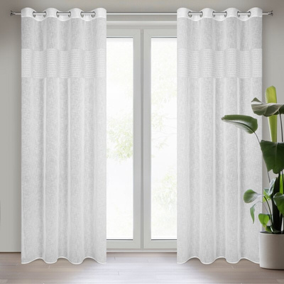 Zasłona Vicky biała 140x250