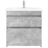 Zestaw mebli łazienkowych Betonowy szary 81 x 40 x 84,5 cm