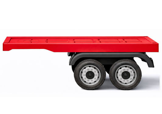 Naczepa do pojazdu na akumulator HL358 Mercedes Scania Actros czerwona