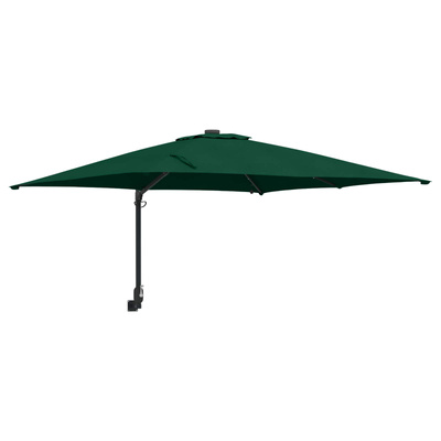 Parasolka ogrodowa Ze LED Lights Zielony 248,5 x 247,5 x 160 cm