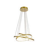 Lampa wisząca LED 60W 50cm złota LUNE 33-76397