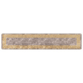 Chodnik dywanowy MARSA Szary 50 x 250 cm Poliester i PVC
