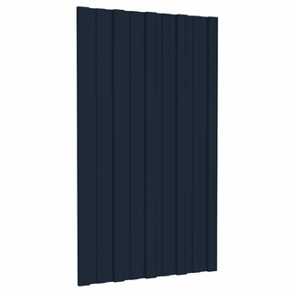 Panel dachowy 12 pcs antracytowy 80 x 45 cm Stal galwanizowana