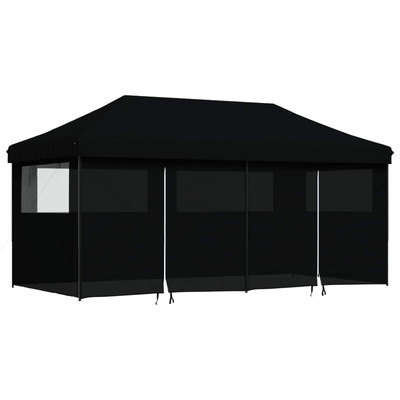 Namiot Imprezowy Czarny 292 x 580 x 315 cm Materiał Oxford
