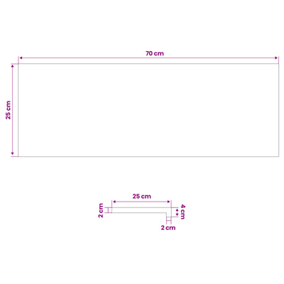 Nakładki na schody 4 szt. 70 x 25 x 2 cm brązowy Drewno bukowe