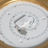 Plafon LED 31W Okrągły Biało Złoty 3 Barwy Świecenia CCT Abruzzo Costa