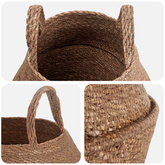 Doniczka z uchwytami 2 pcs naturalny ? 22 x 20 cm