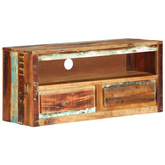 vidaXL Szafka pod TV, 88x30x40 cm, lite drewno z odzysku