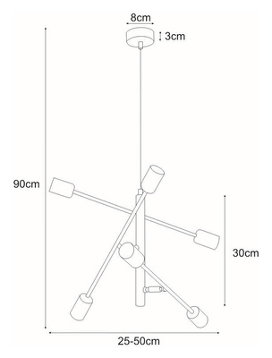 Lampa wisząca K-4751 z serii CAMARA