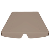 Zadaszenie do huśtawki ogrodowej, taupe, 150/130x105/70 cm
