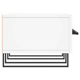 vidaXL Szafka pod TV, biała, 150x36x30 cm, materiał drewnopochodny wariant 5