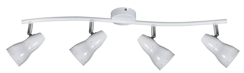 Fiord Listwa 4X40W E14 Biały